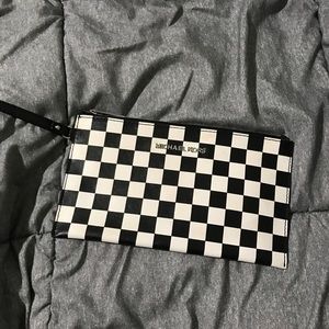 Michael Kors checkered wristlet